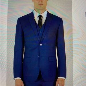 3pc men’s suite blue new never worn